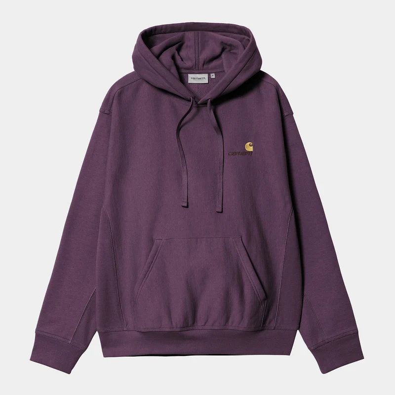 Carhartt WIP HEREN American Script Hoodie - Bosbes