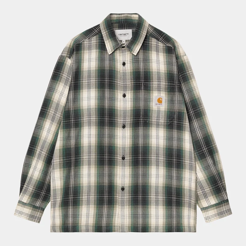 Carhartt WIP Heren Blanton Check Shirt - Malachiet