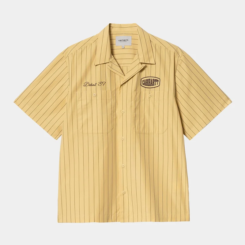 Carhartt WIP Heren Hendry Seaton Stripe Shirt - Stro