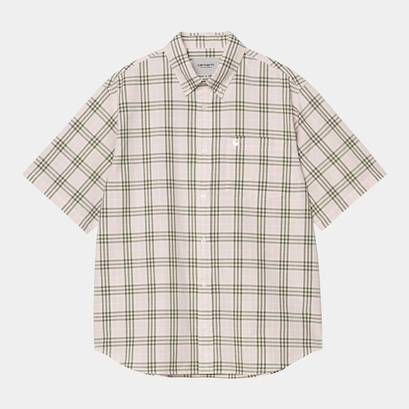 Carhartt WIP Heren Niven Check Shirt - Air Pink
