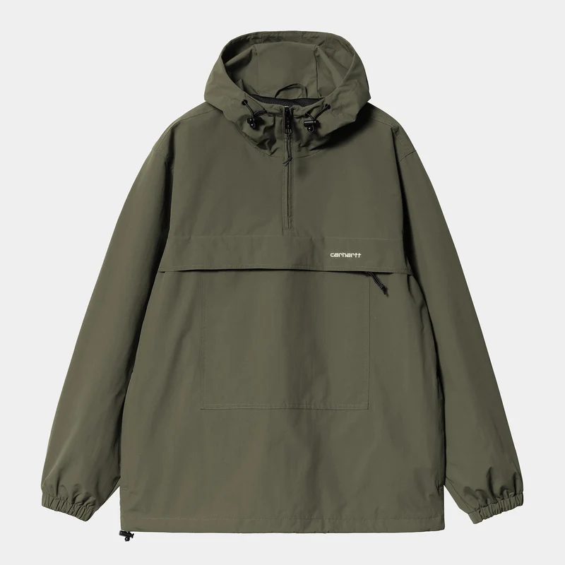 Carhartt WIP Heren Windbreaker Pullover Zomerjas - Schildpad / Wit