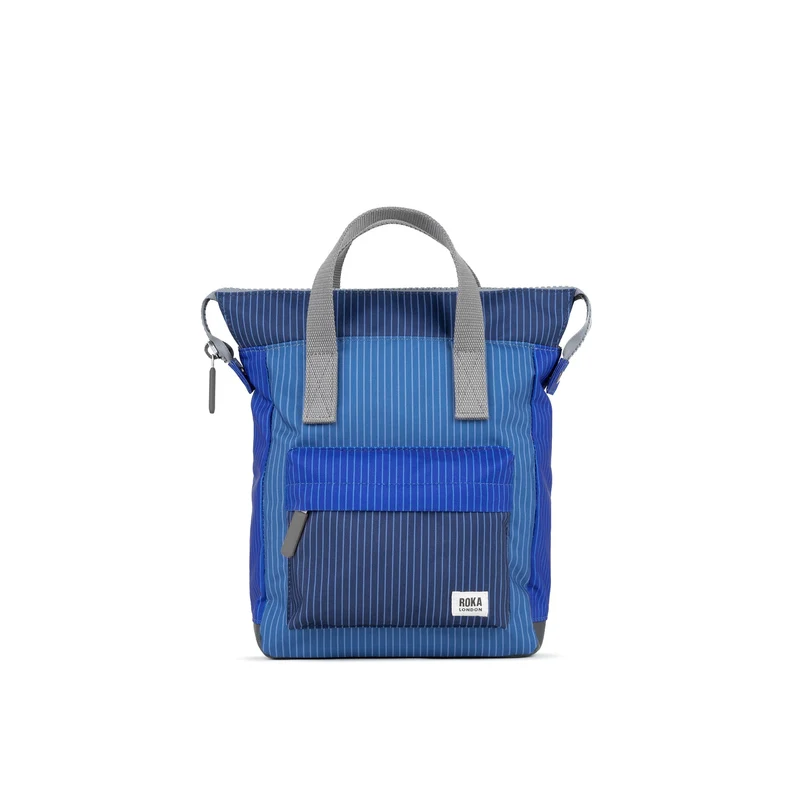 ROKA Creatieve verspilling Bantry B Denim Wash Kleine Tas van Gerecycled Canvas