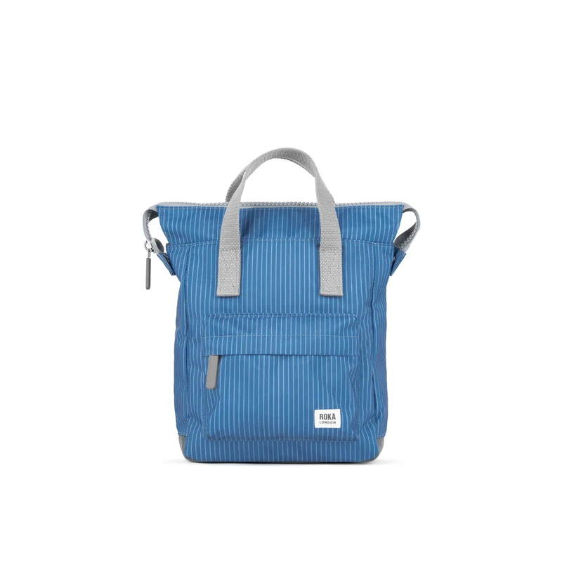 ROKA Bantry B Mid Denim Wash Kleine Tas van Gerecycled Canvas
