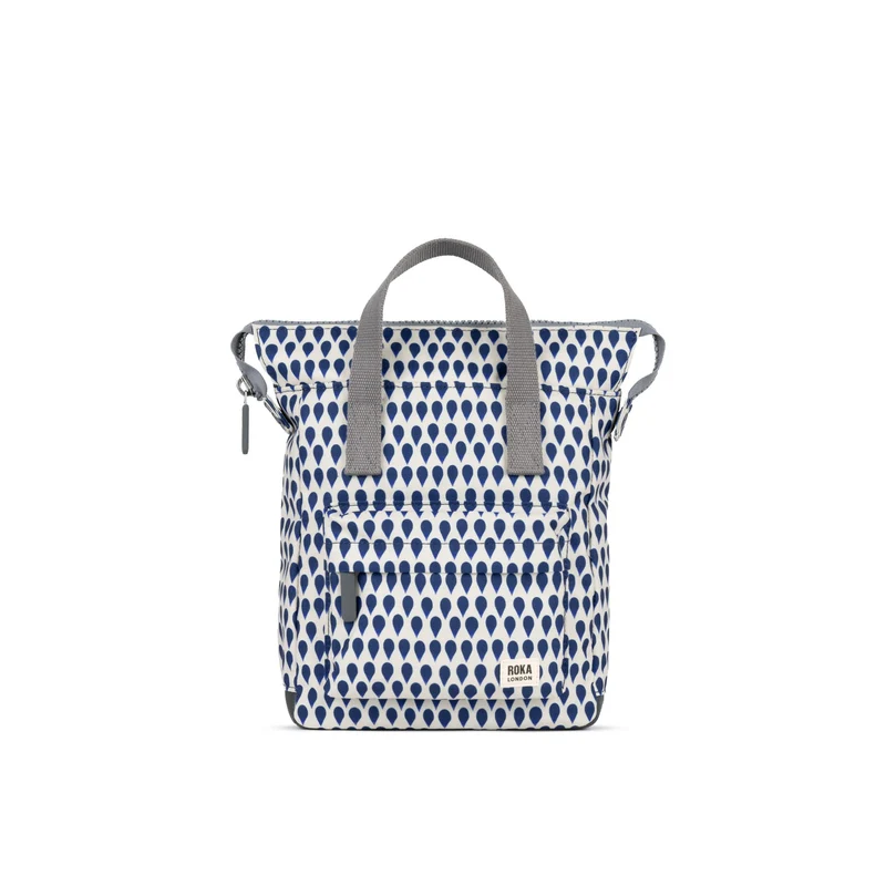 ROKA Bantry B Denim Rain Kleine Tas van Gerecycled Canvas