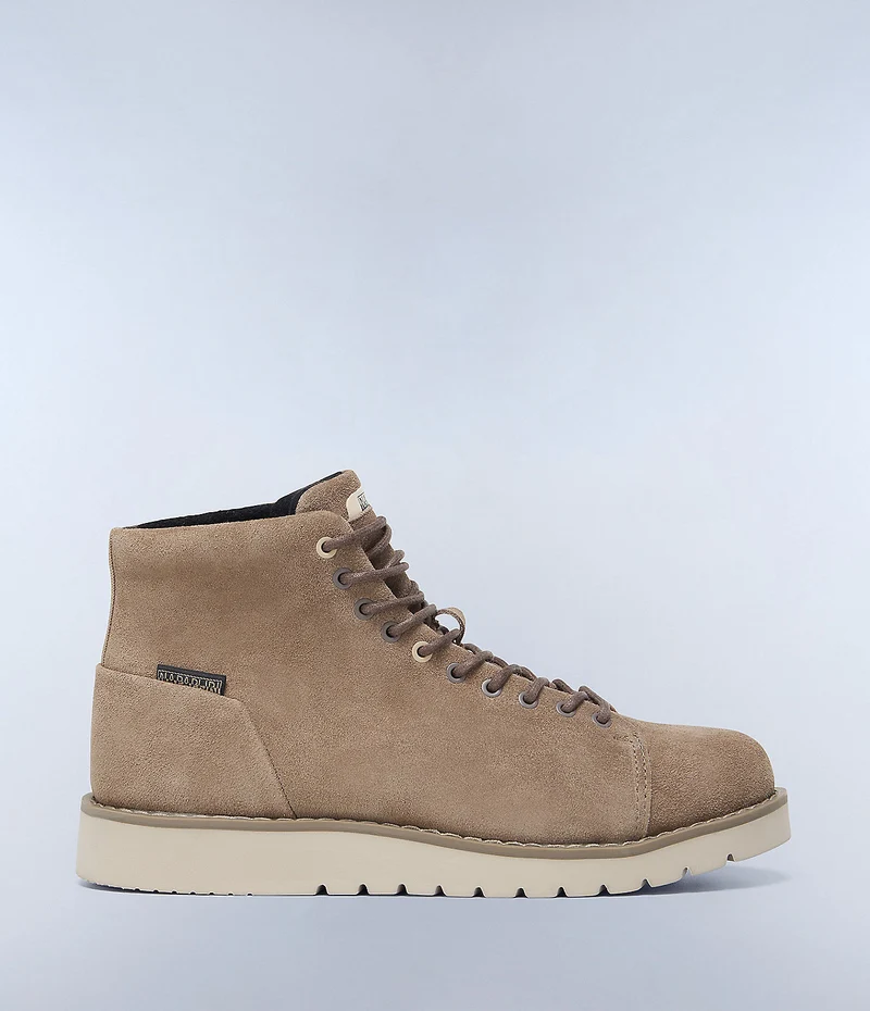 Napapijiri Heren Suède Conifer String Boot - Raindrum Bruin