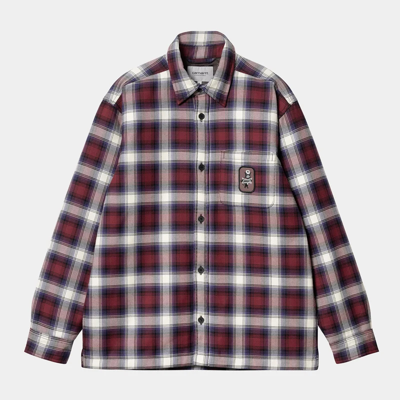 Carhartt WIP Heren Monahan Shirtjack - Malbec
