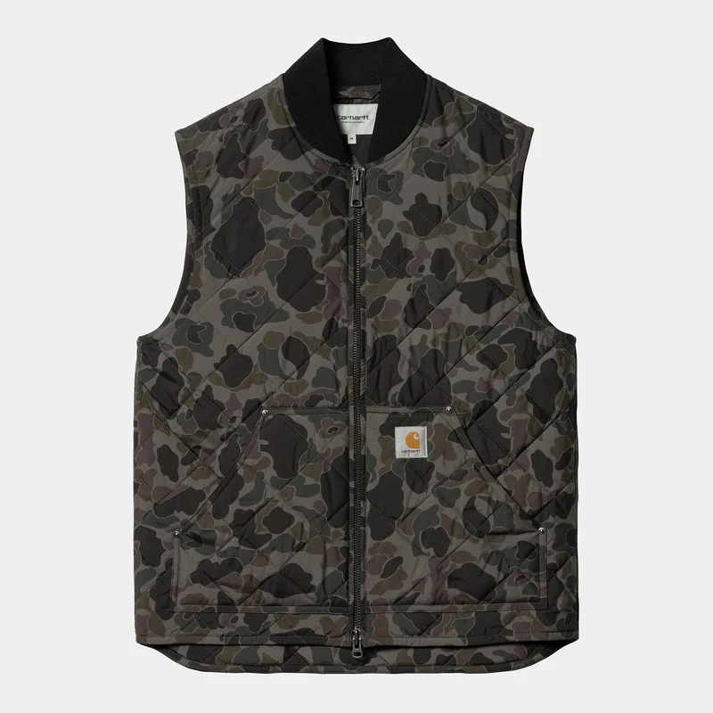 Carhartt WIP Heren Myton Liner Vest - Camo Duck Grey