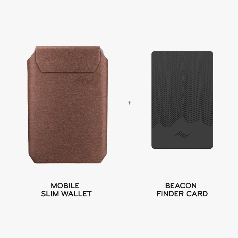 Mobile Slim Wallet + Bundle 1 | Redwood | Fabric