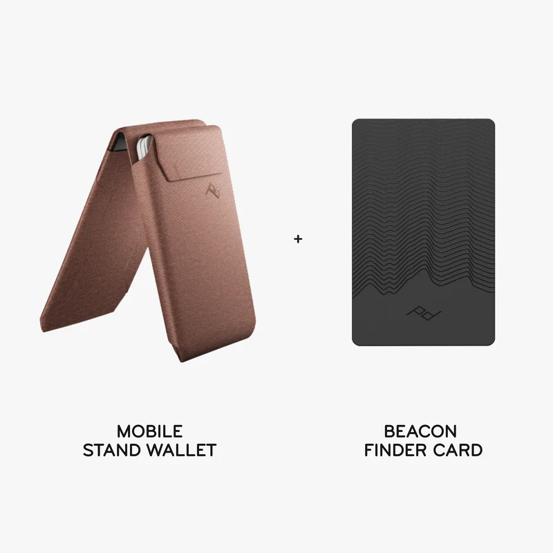 Mobile Stand Wallet + Bundle 1 | Redwood | Fabric