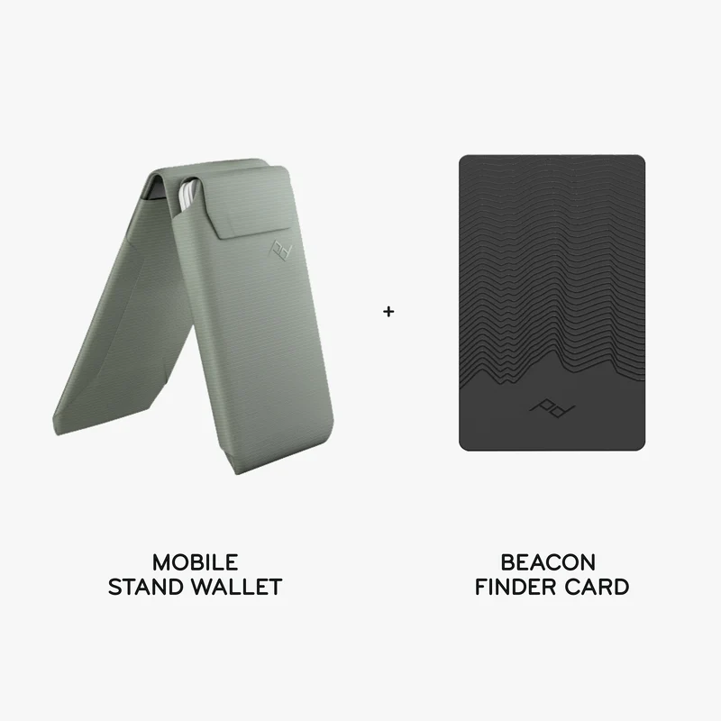 Mobile Stand Wallet + Bundle 1 | Sage | Nylon