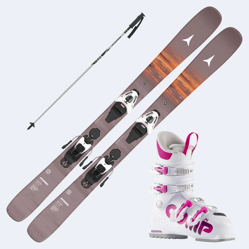 2027 Atomic Maven Junior Skis with Comp J Boots and Poles