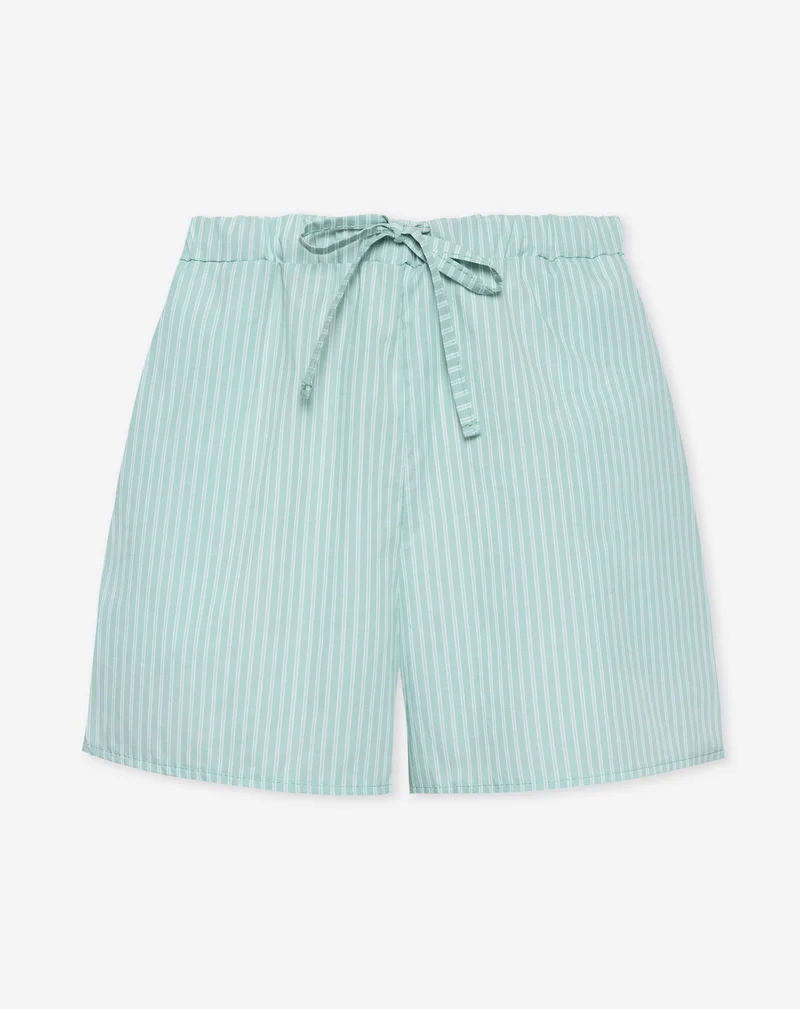 BESSY STRIPE ELASTIC SHORTS LICHTGROEN