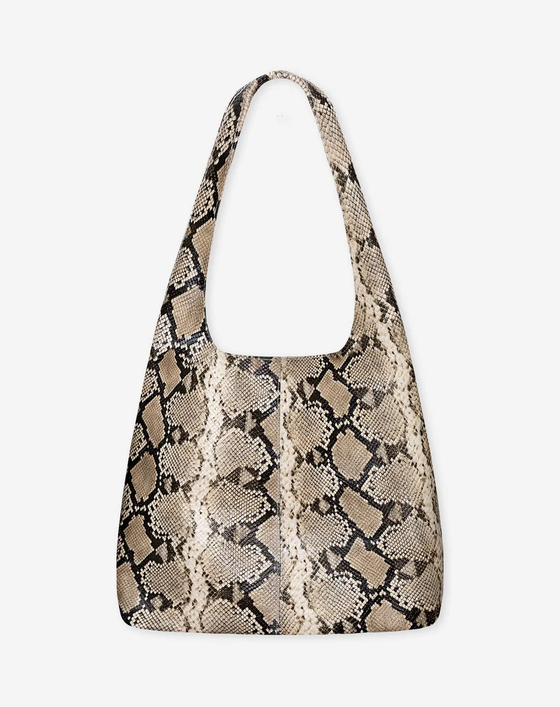 SNAKE SHOPPER BEIGE