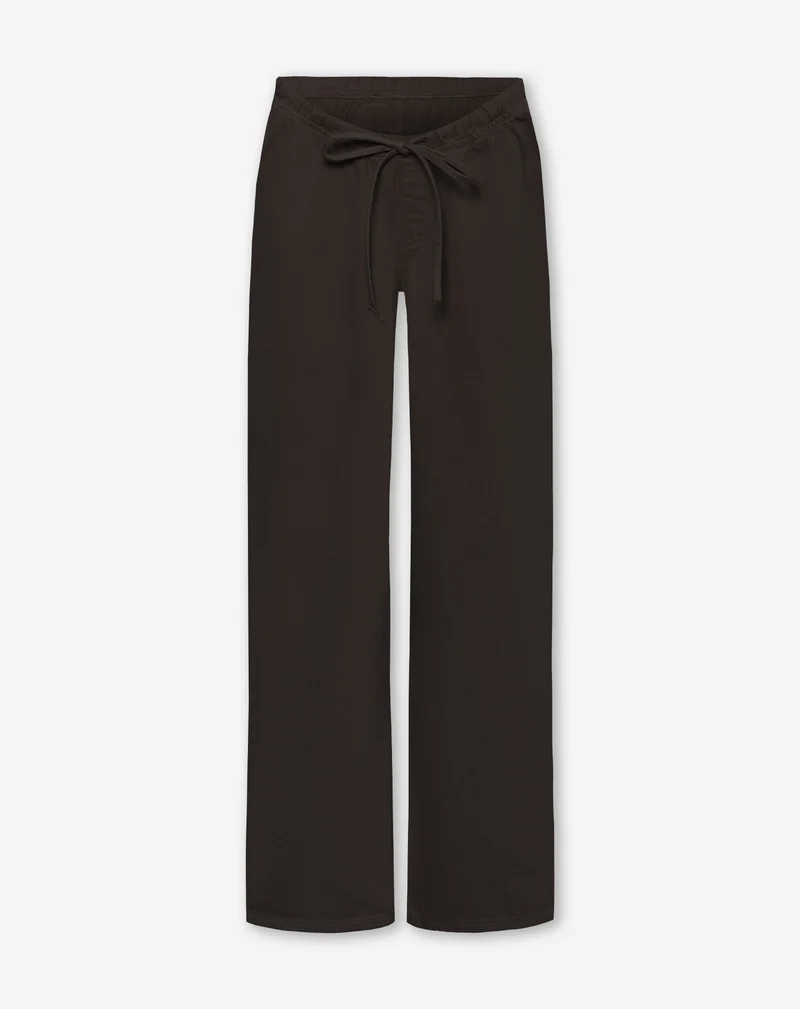 CORD WIDE LEG JEANS MATERNITY BRUIN