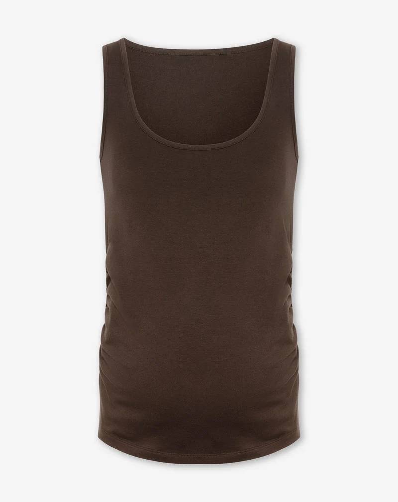 BASIC SINGLET MATERNITY DONKERBRUIN