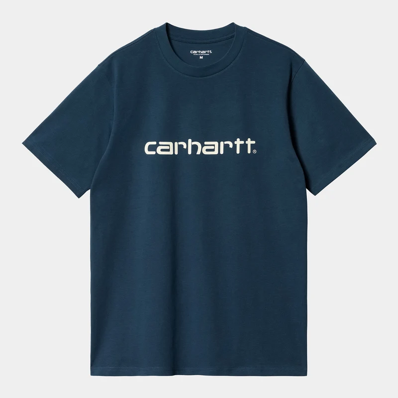 Carhartt WIP Heren Script T-shirt met korte mouwen - Inktvis