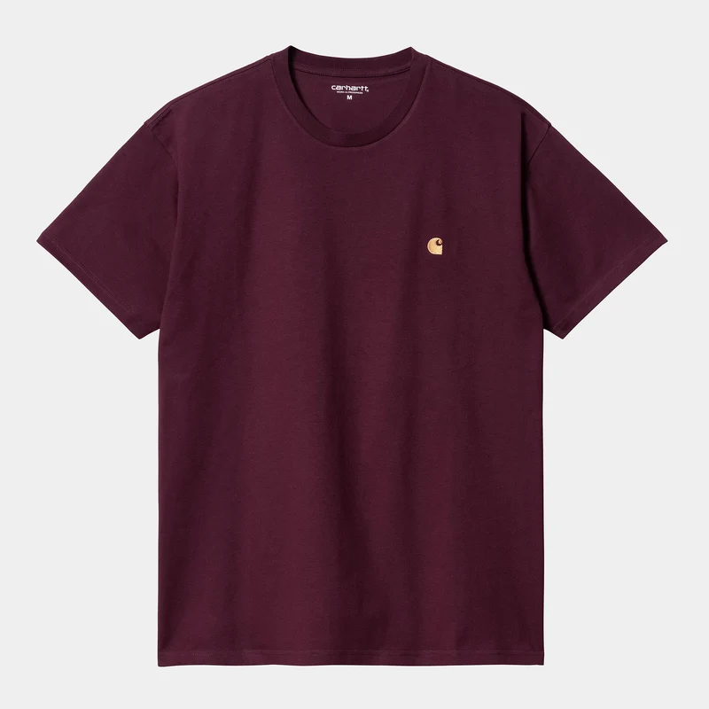 Carhartt WIP Heren Chase T-shirt met korte mouwen - Amarone