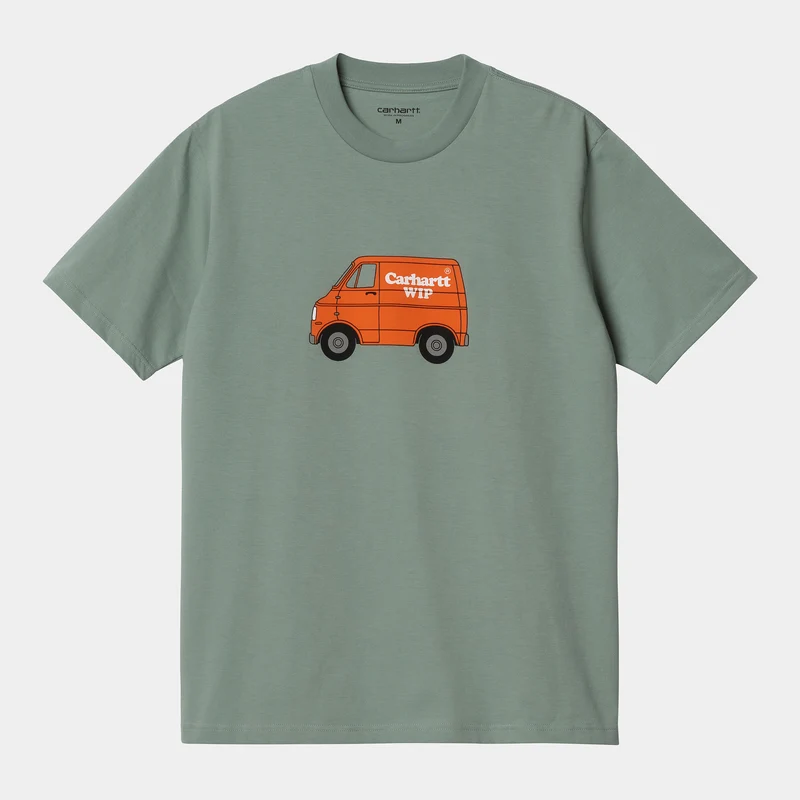 Carhartt WIP Heren Mystery Machine T-shirt - glazig groenblauw