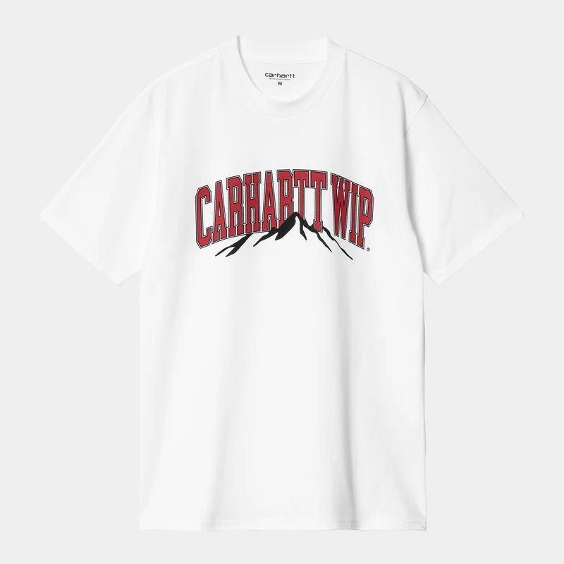 Carhartt WIP Heren Mountain College T-shirt - Wit
