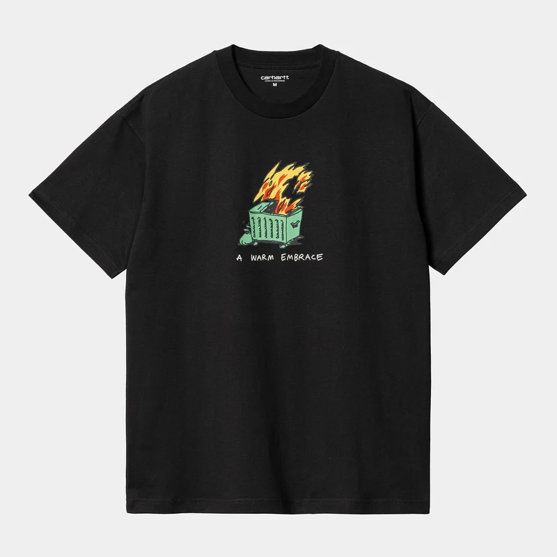 Carhartt WIP Heren Warm Embrace T-shirt - Zwart