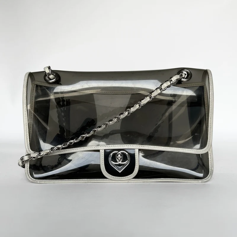 Chanel Hart CC Flap Bag Vinyl & Lamsleer (Limited Edition)