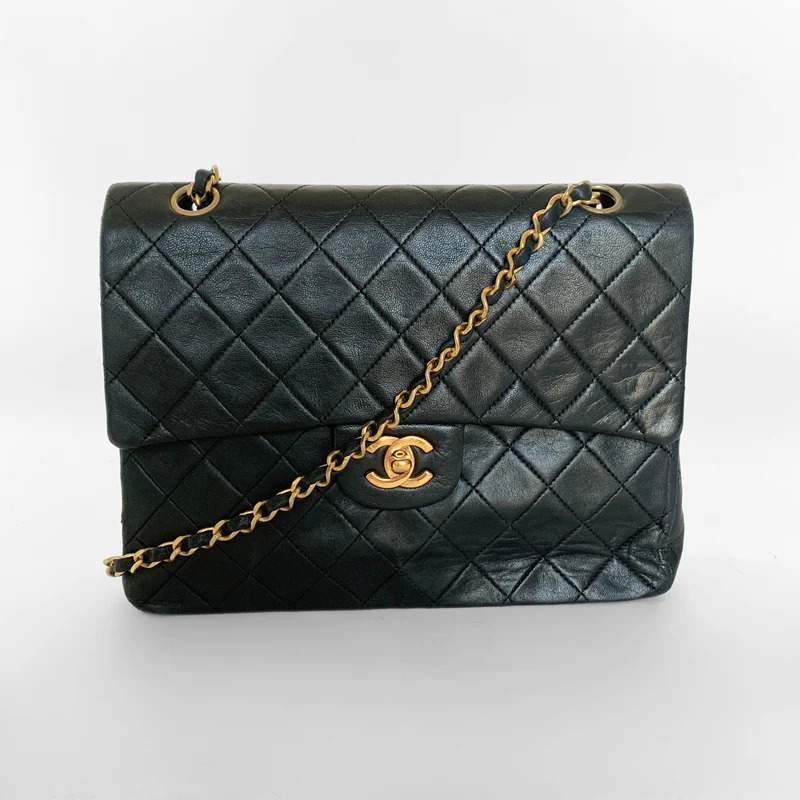 Chanel Classic Flap Bag Middelgroot lamsleer
