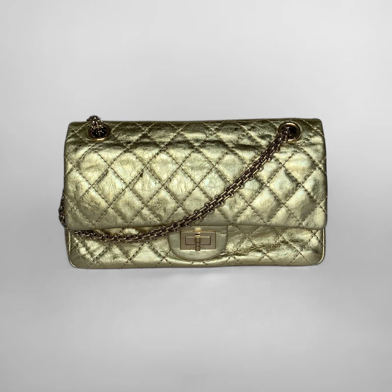 Chanel 2.55 Tas Verouderd Kalfsleer