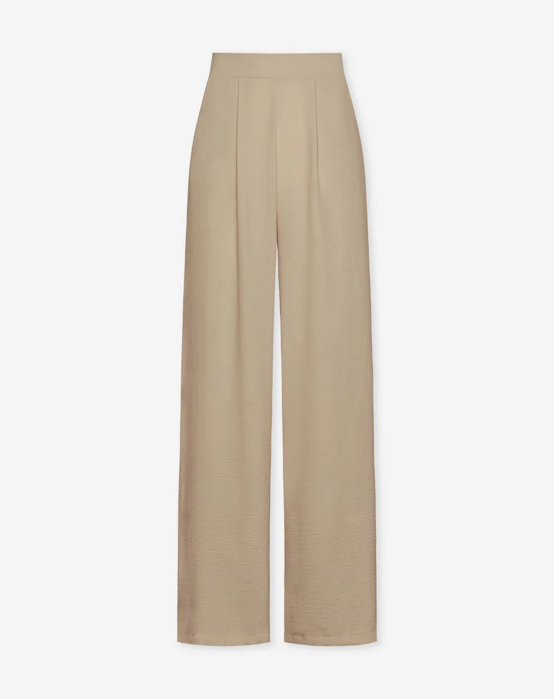 JULIE PANTALON TALL DONKER BEIGE
