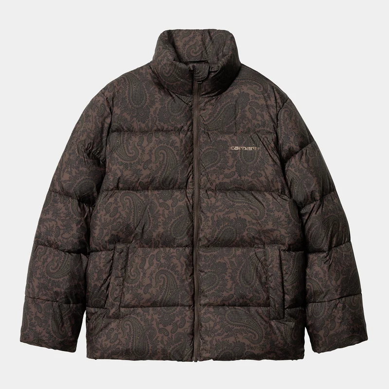 Carhartt WIP Heren Springfield-jack - Buckeye Paisley-print