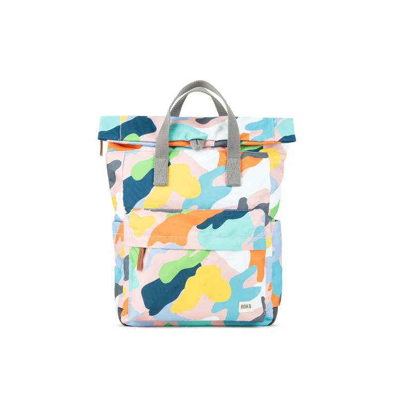 ROKA Canfield B Mellow Camo Medium Tas van gerecycled canvas