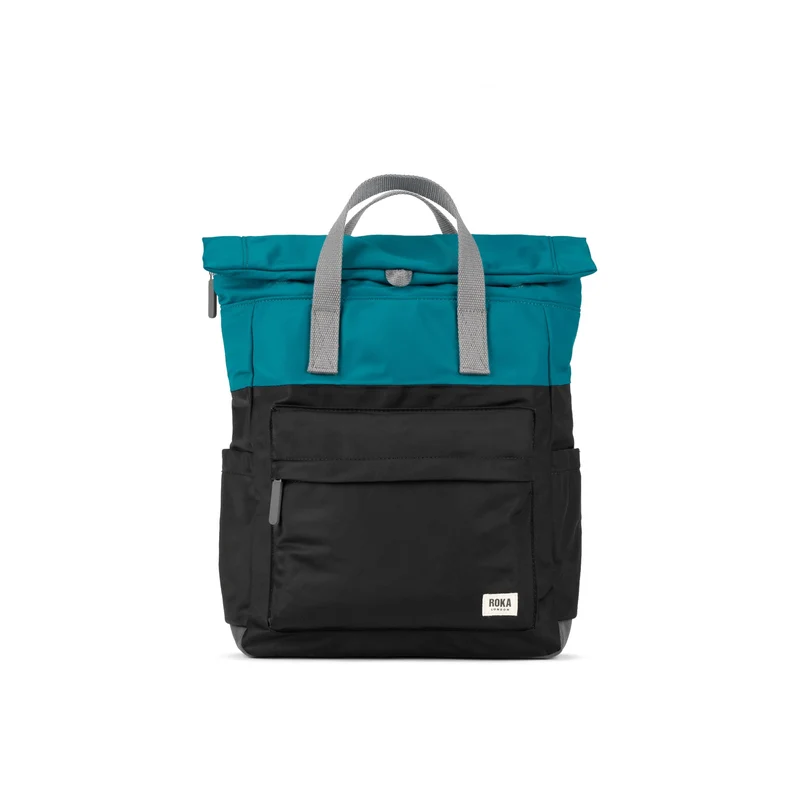 ROKA Creatieve verspilling Canfield B Marine/Zwart Middelgrote Tas van Gerecycled Nylon