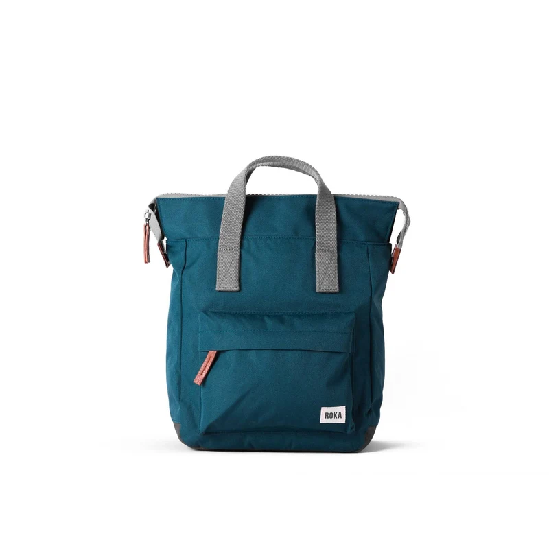 ROKA Bantry B Teal Kleine Tas van Gerecycled Canvas