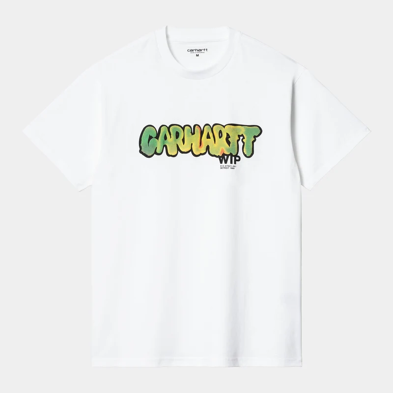 Carhartt WIP Heren Drip T-shirt - Wit