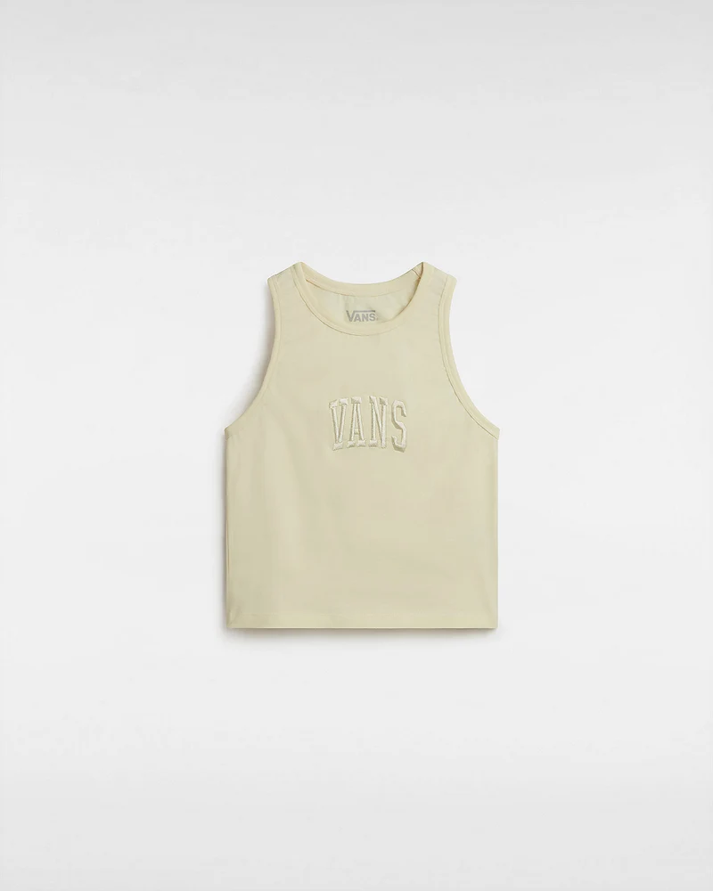 VANS Dames Varsity Racer Tank - Amandelolie