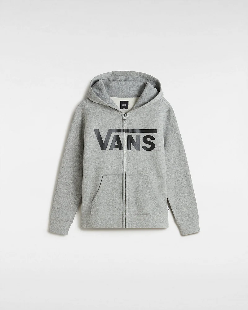 VANS Klassieke kinderhoodie met rits aan de voorkant - Cement Heather