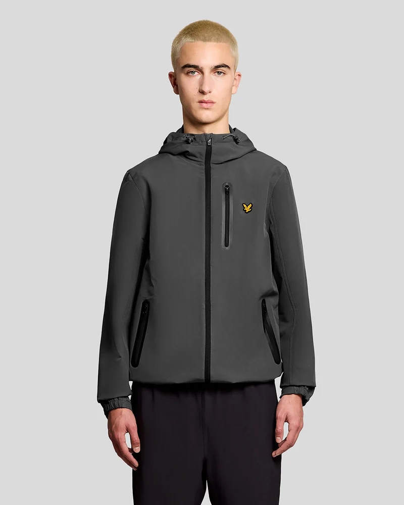 Lyle & Scott Waterbestendige sportjas met capuchon voor heren | Turbulence