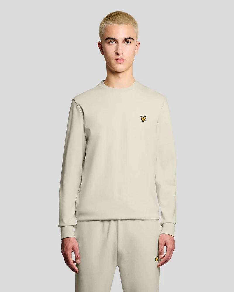 Lyle & Scott Lichtgewicht sporttrui voor heren | Whitecap Grijs