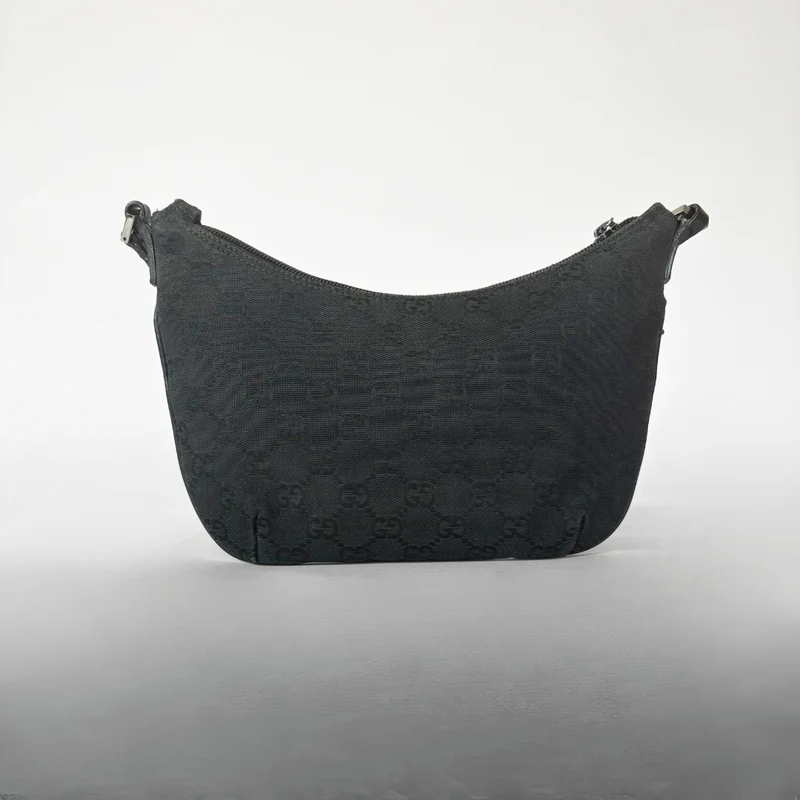 Gucci Schoudertas Zwart Canvas