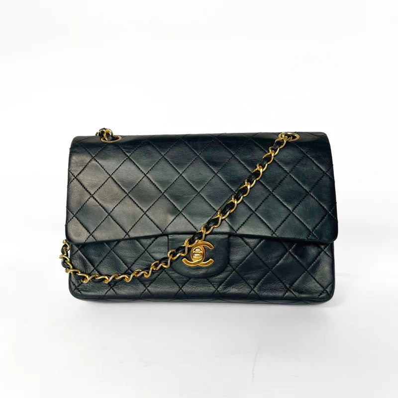 Chanel Classic Flap Bag Klein lamsleer
