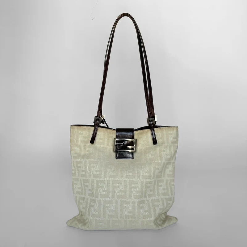 Fendi Schoudertas Zucca Canvas