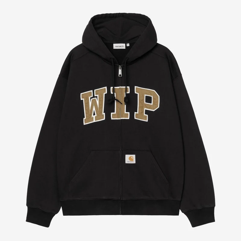 Carhartt WIP Heren WIP Sweatjack | Zwart stonewashed