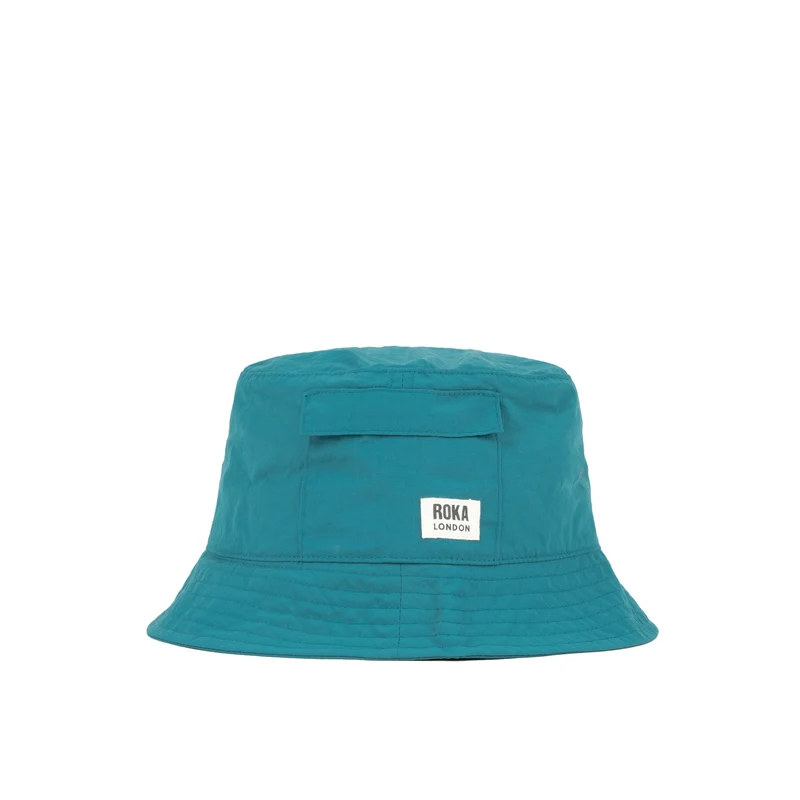 ROKA Bedford Gerecyclede Nylon Hoed - Blauwgroen
