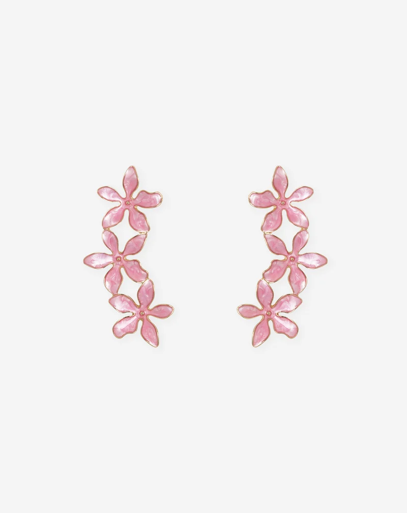 FLORINE EARRINGS ROZE