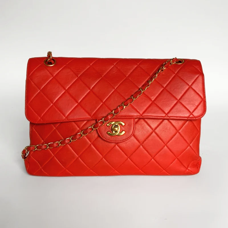 Chanel Classic Flap Bag Maxi Lamsleren Leer (Limited Edition)