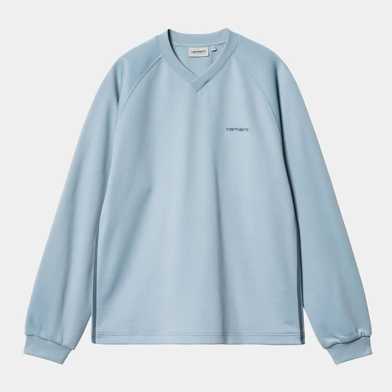 Carhartt WIP Heren Bolan V-hals Sweat Top - Dusty Ice