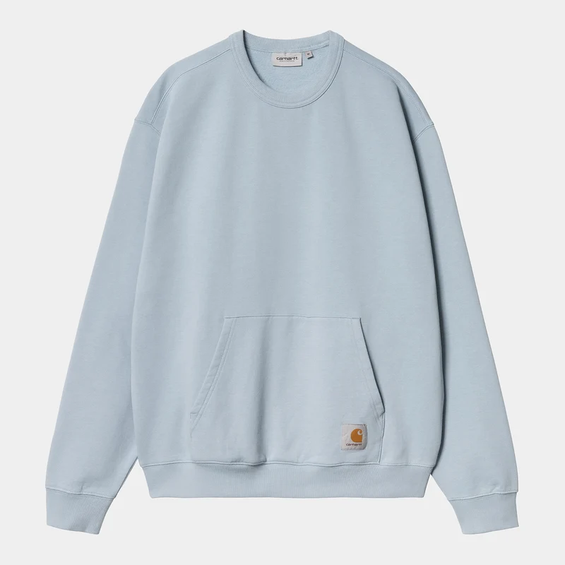 Carhartt WIP Heren Billy Sweat Top - Misty Sky