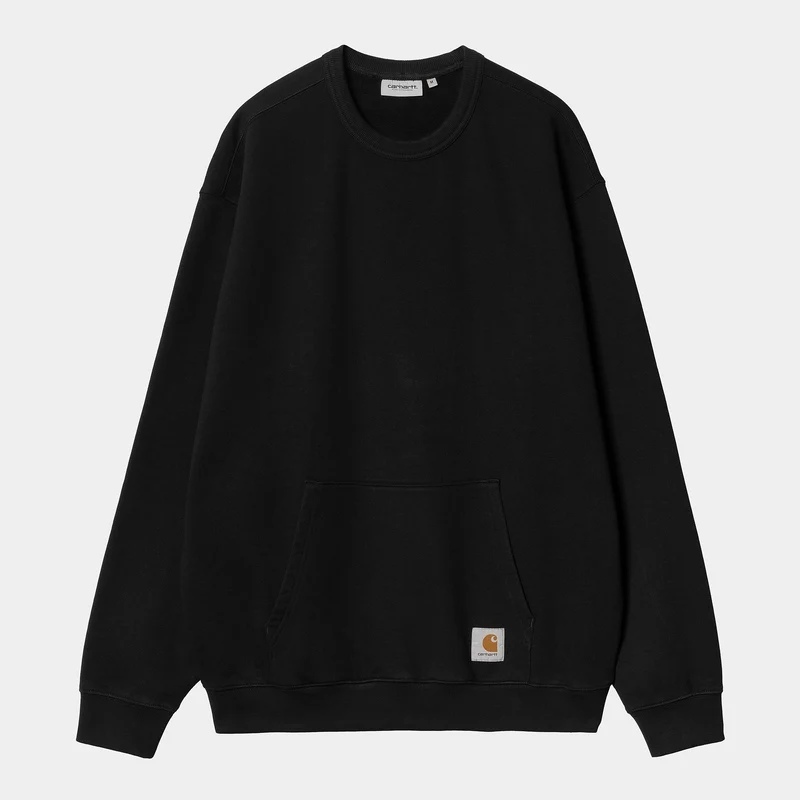 Carhartt WIP Heren Billy Sweat Top - Zwart