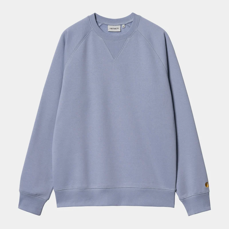 Carhartt WIP Heren Chase Sweat Top - Charm Blue