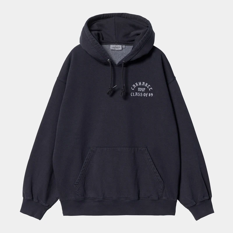Carhartt WIP Heren Class Of 89 Hoodie - Donkerblauw