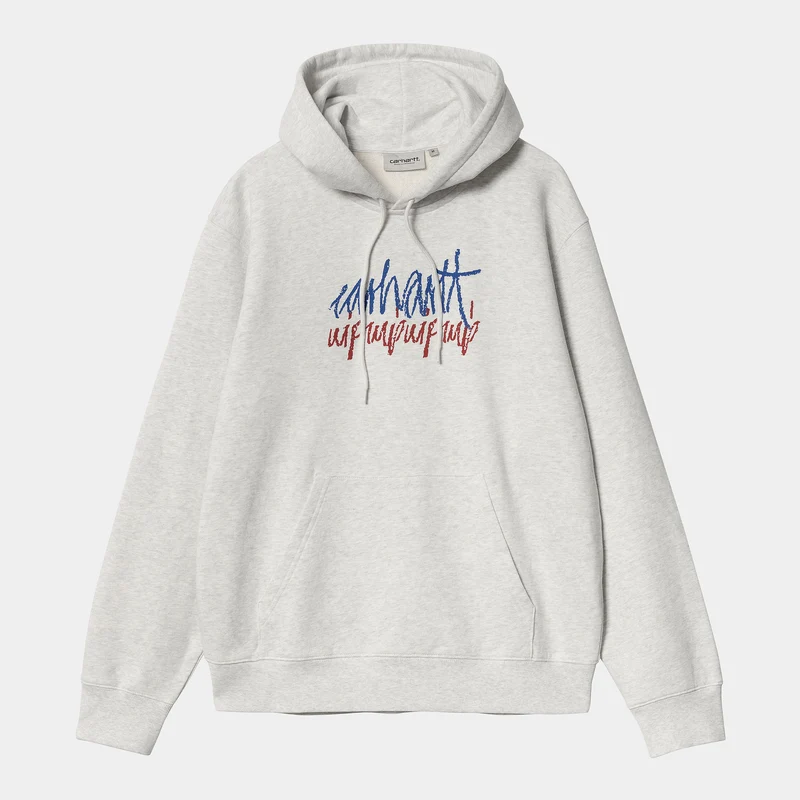 Carhartt WIP Heren Stereo Hoodie - Ash Heather